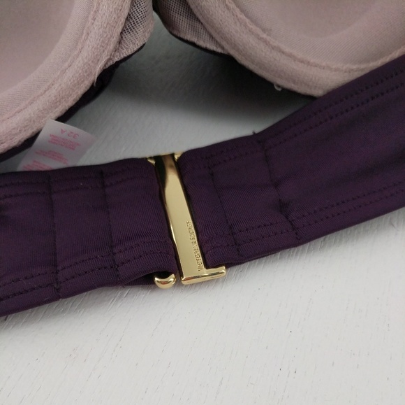 Victoria's Secret purple Bikini 👙 Top sz 32 A - Picture 7 of 8